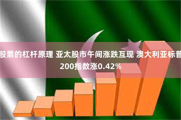 股票的杠杆原理 亚太股市午间涨跌互现 澳大利亚标普200指数涨0.42%