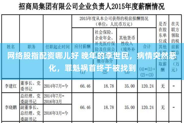 网络股指配资哪儿好 晚年的李世民，病情突然恶化，罪魁祸首终于被找到