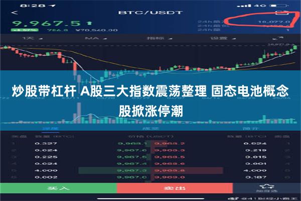 炒股带杠杆 A股三大指数震荡整理 固态电池概念股掀涨停潮