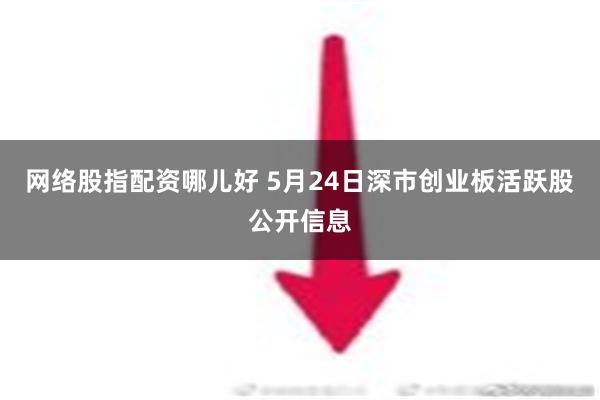 网络股指配资哪儿好 5月24日深市创业板活跃股公开信息