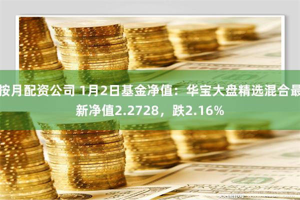 按月配资公司 1月2日基金净值：华宝大盘精选混合最新净值2.2728，跌2.16%